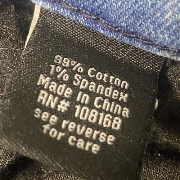 Y2K RSQ Men’s London Skinny Jorts Light Blue Distructed Wash Classic Size 34 - Picture 4 of 5